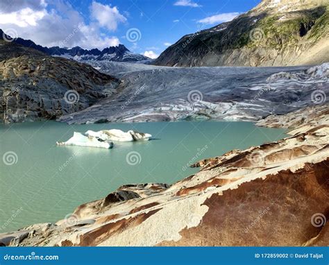 Rhone Glacier At Furkapass Stock Photo Image Of Melt 172859002