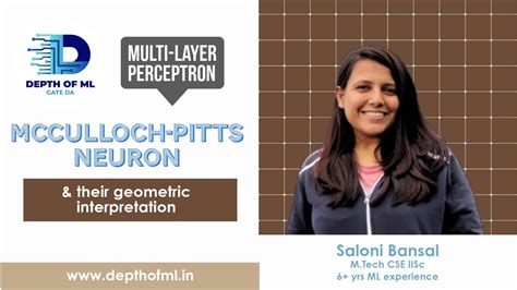 Multi Layer Perceptrons Mp Neurons And Their Geometric Interpretation Saloni Mtech Iisc