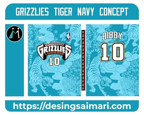 Grizzlies Tiger Navy Concept