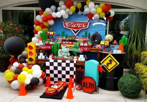 Decoraciones Para Fiesta De Cars Fiestas Infantiles De Cars Fiestas