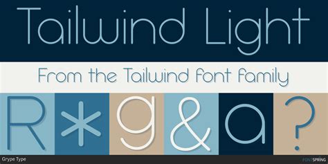 Tailwind Font | Fontspring