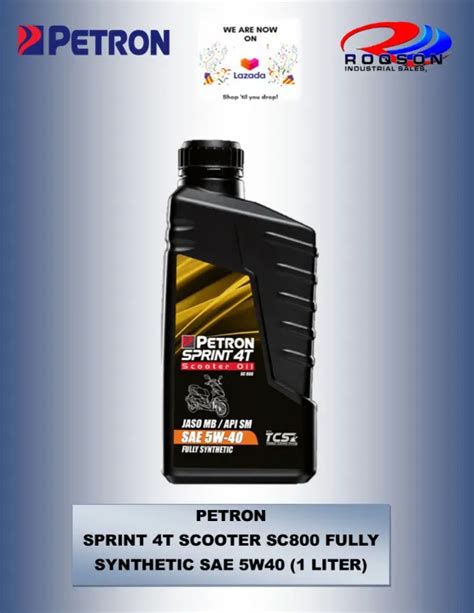 PETRON SPRINT 4T SCOOTER OIL SC800 FULLY SYNTHETIC 5W40 1LITER