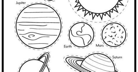 Solar System Craft Planets Printing And Spaces