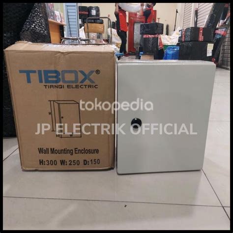 Jual Tibox Box Panel Sheet Steel 250X300X150 Mm Ral7032 Shopee Indonesia