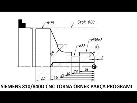 12 SİEMENS CNC TORNA DÖNGÜLERLE PROGRAM YAZMA YouTube