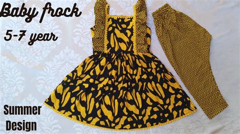 Beautiful Baby Frock Design Easy Cutting And Stitching Summer