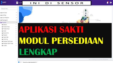 Aplikasi Sakti Modul Persediaan Lengkap Youtube