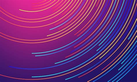 Premium Vector Abstract Gradient Futuristic Linear Background Design