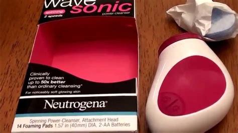 Neutrogena Wave Sonic Spinning Power Cleanser Review Youtube