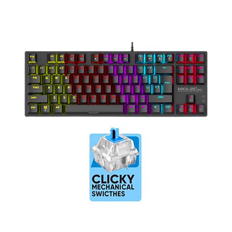 Armaggeddon Mka C Neo Psychraven Clicky Rgb Mechanical Gaming Keyboard