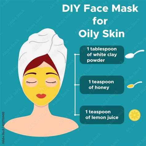 Homemade Face Mask From Natural Ingredients For Oily Skin Skin