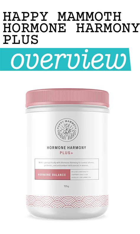 Happy Mammoth Hormone Harmony Plus Reviews How Does It Work