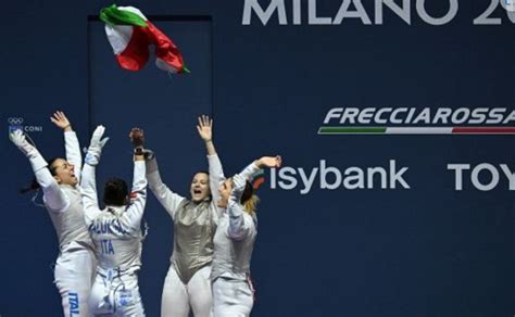 Mondiali Di Scherma Italia Sul Podio Oro Nella Spada A Squadre