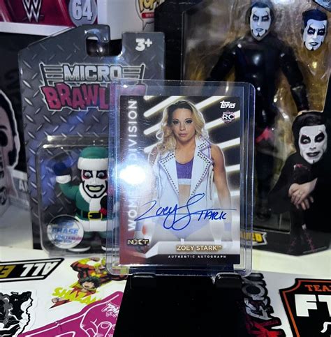 Topps Wwe Women S Division Roster Autographs A Zs Zoey Stark