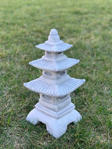 Japanese Garden Pagoda Outdoor Statue Asian Pagoda Figurine Zen Garden