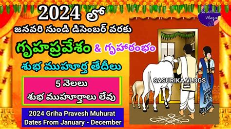 2024 Gruhapravesam Muhurtham Dates House Warming Dates In 2024 2024