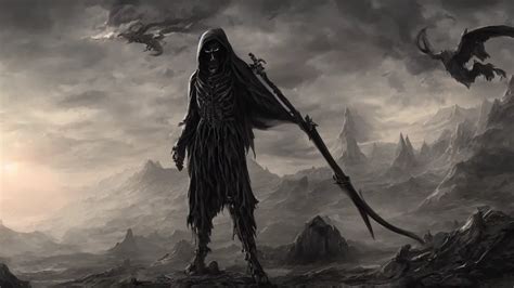 Grim Reaper Fantasy Artwork Very Very Very Beautiful Stable Diffusion