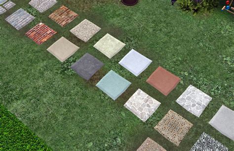 Mod The Sims Glow Stones Gently Lit Stepping Stones