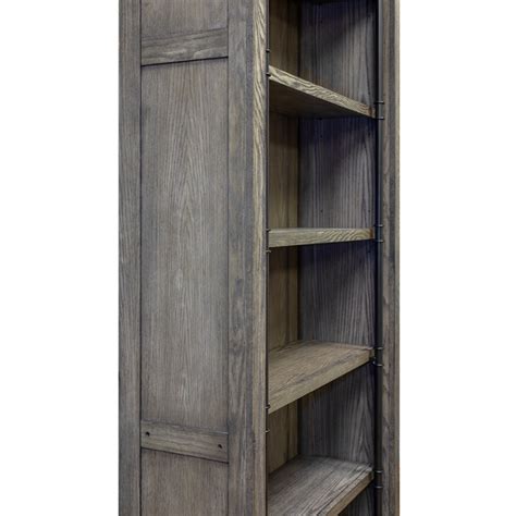 Martin Furniture Avondale Adjustable Shelf Tall Wood Bookcase Wall