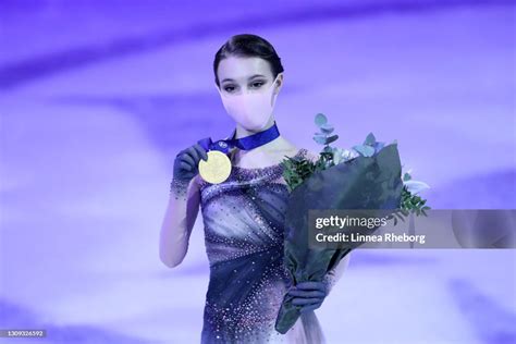 Gold medalist Anna Shcherbakova of Figure Skating Federation of... News ...