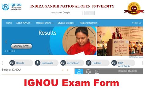 Ignou Exam Form June Abbi Pamella