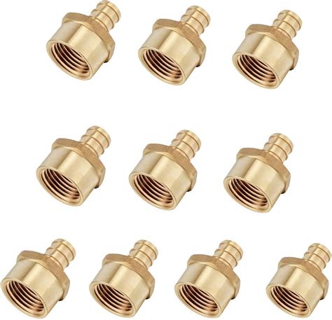 20 Pack EFIELD Barb Crimp Pex 3 4 X 3 4 Female NPT Thread Adapter