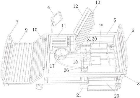 一种基于互联网技术的多功能智能护理床的制作方法
