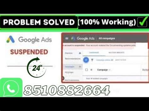 Google Adwords Account Suspended How To Fix Issue Suspended Google