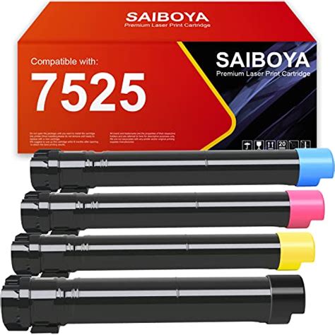 SAIBOYA Remanufactured High Capacity WorkCentre 7525 Toner Cartridge