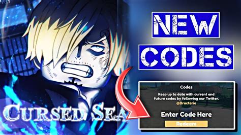 All New Working Codes Cursed Sea Roblox Codes 2024 Cursed Sea Codes Youtube