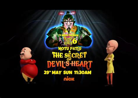 Motu Patlu TV Movie Premiere The Secret Of Devils Heart On Nick