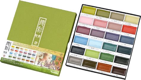 Amazon Kuretake Gansai Tambi New Color Set Ii Art Nouveau