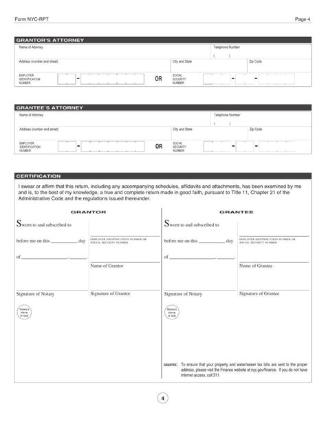 Nyc Rpt Form Fillable Printable Forms Free Online