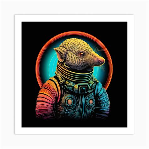 Rat In Space Art Print by David Arts - Fy