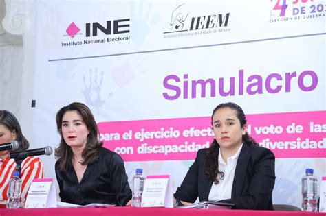 Simulacro Para El Ejercicio Efectivo Del Voto De Las Personas Con