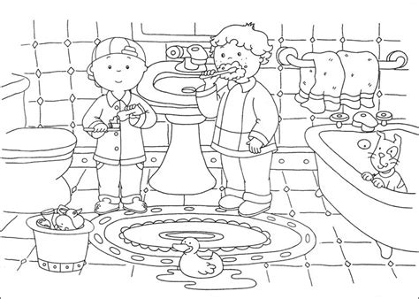 Free Printable Caillou Coloring Pages For Kids