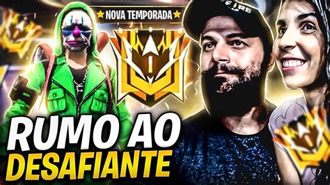 FREE FIRE AO VIVO COMEÇOU NOVA TEMPORADA RANKED JOGANDO OS