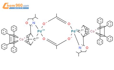 二 μ 乙酸双 η5 R Pr 2 2′ 4′ 甲基乙基噁唑啉基环戊二烯基1 C3′ Nη4 四苯基环丁二烯钴 二钯