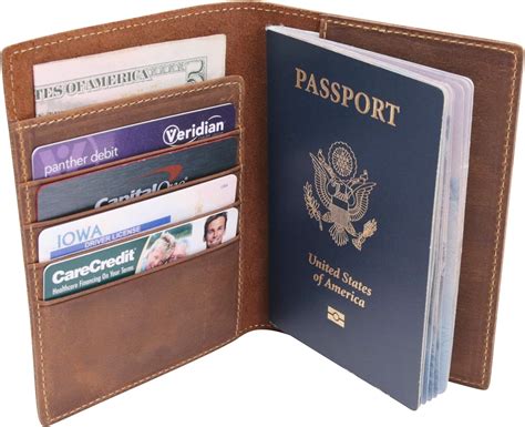 Leather Passport Holder For Women