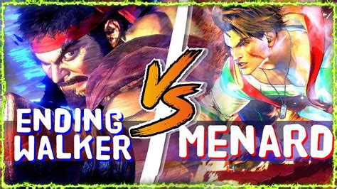 SF6 EndingWalker Ryu vs MenaRD Luke Street fighter 6 スト6