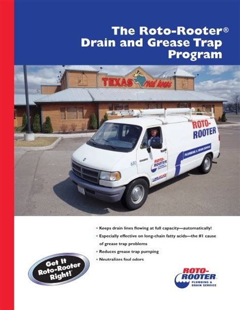 The Roto Rooter Drain And Grease Trap Program Roto Rooter Of