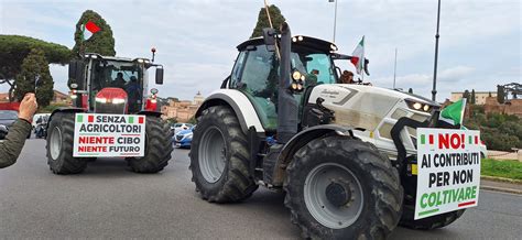 La Protesta Degli Agricoltori Invade Roma UNSIC Unione Nazionale