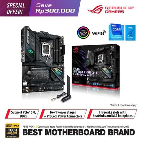 jual asus rog strix   gaming wifi ddr lga   seller