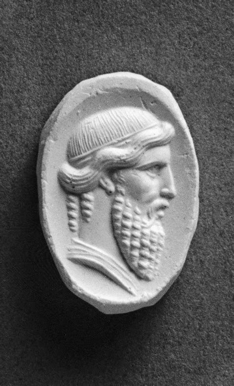 Intaglio With The Head Of Dionysus The Walters Art Museum