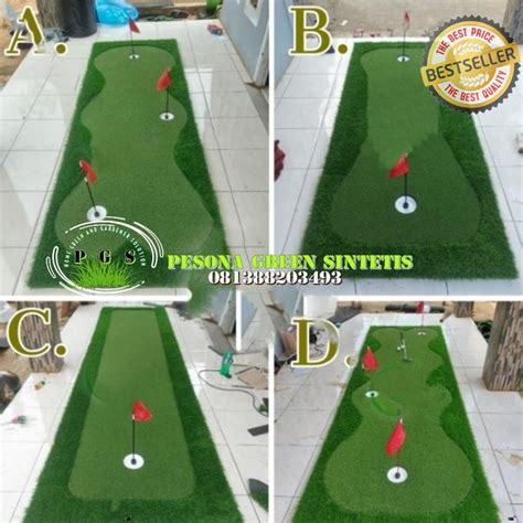 Jual Lapangan Mini Golf Sintetis Rumput Premium Ukuran X Cm