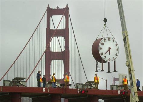 Classic Clock Back Atop Golden Gate Bridge Toll Plaza The Mercury News