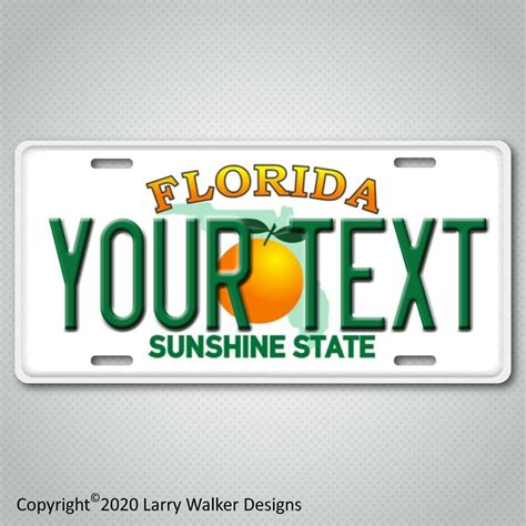 Florida Personalized License Plate Ubicaciondepersonas Cdmx Gob Mx