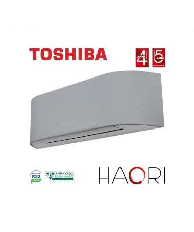 Condizionatore Climatizzatore Toshiba Dual Split Inverter Haori Grigio