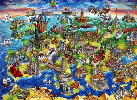 European World 1500 Piece Jigsaw Puzzle | Puzzle Palace Australia