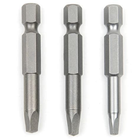 Pcs Mm Square Head Screwdriver Bar Set Drill Bits S Alloy Steel